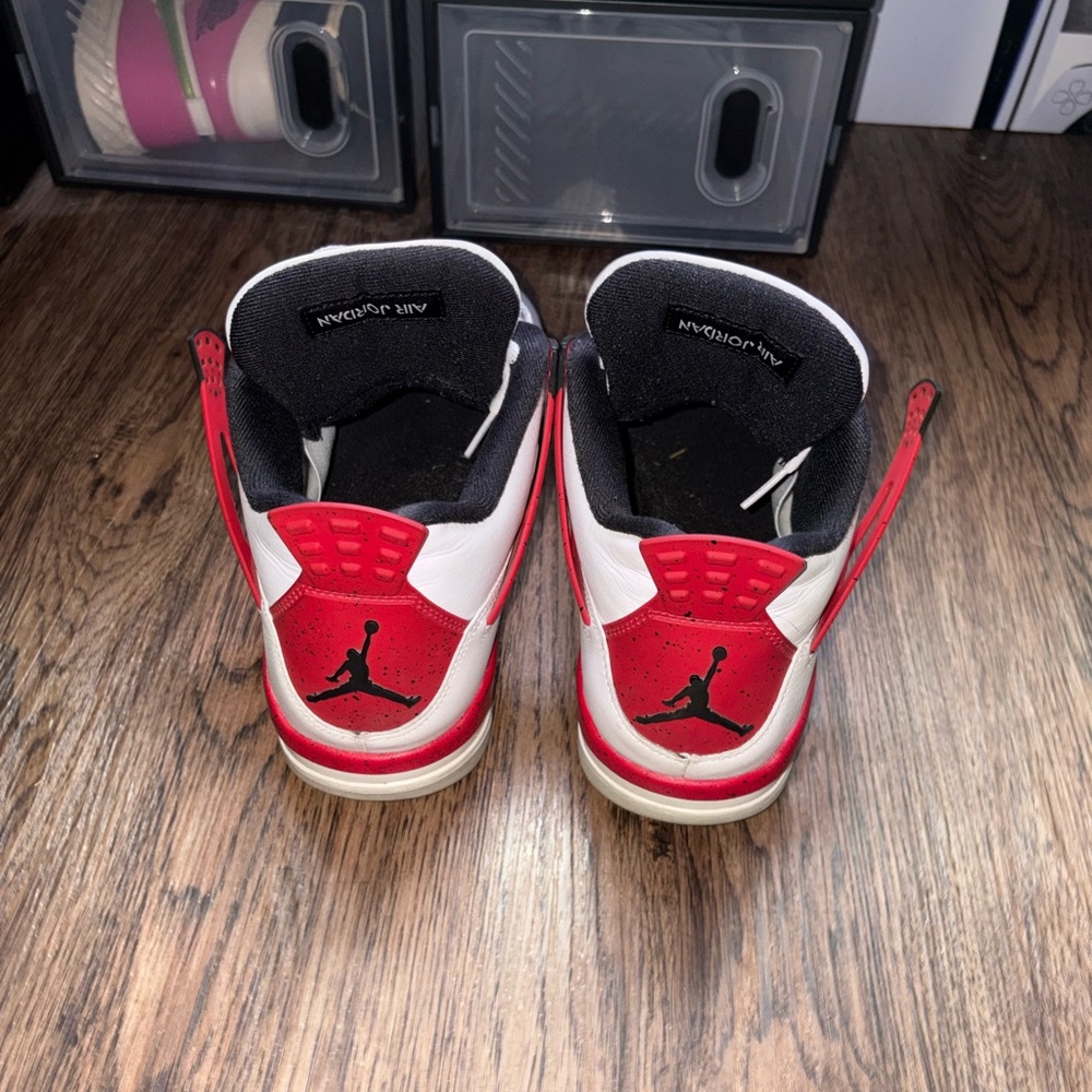 Air Jordan 4 Red Cement men’s size (10.5) - Picture 3 of 5